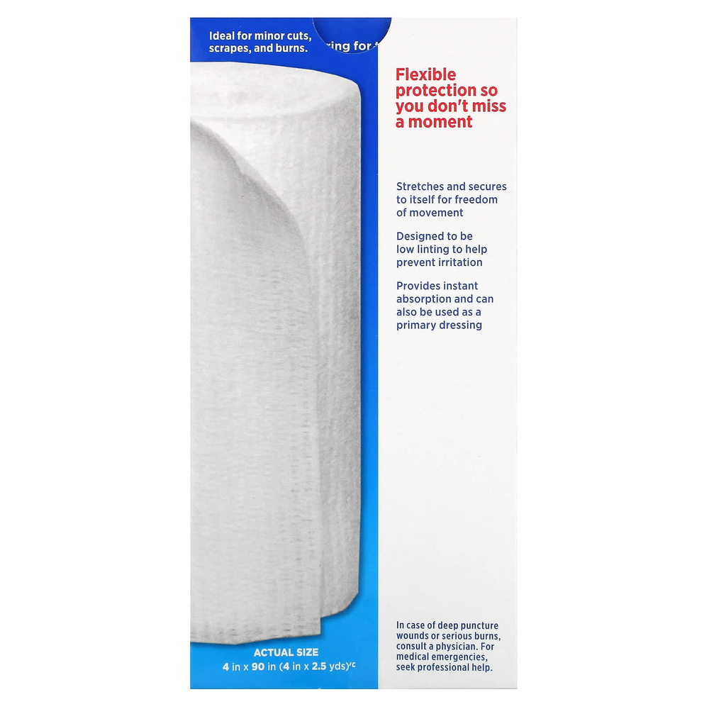 Band Aid, гибкая марлевая марля, 1 шт.