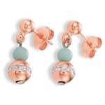 Серьги Coeur de Lion Mint Green 4992/21-0522 цвет зеленый