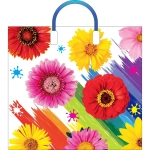 Пакет ПЭ с пластмассовыми ручками 38+3см(Яркость весны) Артплас (комплект 10 шт)