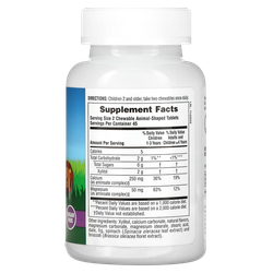 Natures Plus Animal Parade Calcium 90 жевательных таблеток , Кальций