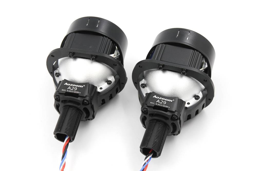 Билед модули Aozoom A29 2025 2.5 дюйма, 4 чипа, 5500K, 12V, 37W/64W, съемное гаечное крепление (комплект, 2шт)