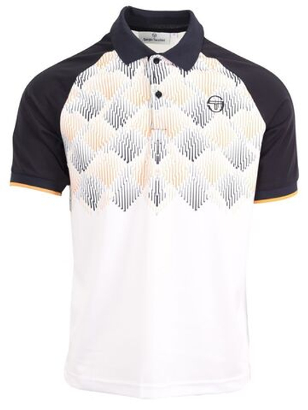 Теннисное поло Sergio Tacchini Punte Shirt - white/apricot