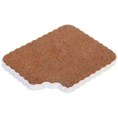 Подставка под кружку керамическая 9*10,8см «Печенька» пряничный человечек с бантиком