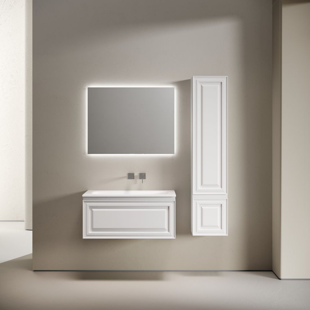 Тумба подвесная Sancos Very c одним ящиком 890х445х406, Bianco, VR90W