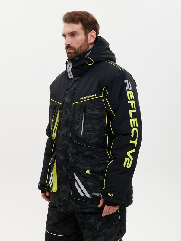 Костюм зимний Siberia Reflect V2 ткань Breathable Reflex Membrane цвет Черный