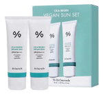 DR. CEURACLE Набор солнцезащитных кремов Cica Regan Vegan Sun Duo Set SPF 50+ PA++++ 2*50мл