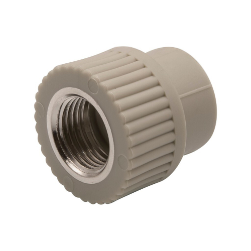 Муфта комб. вн 20х1/2'' EVER® plast  СЕРЫЙ (Россия)