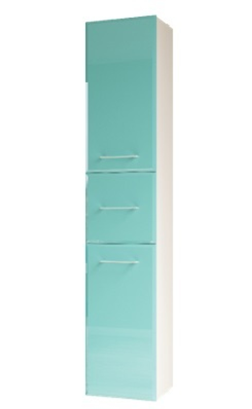 Пенал Marka One 30*159П 1я. 2д. Стекло Бирюзовый рейлинг