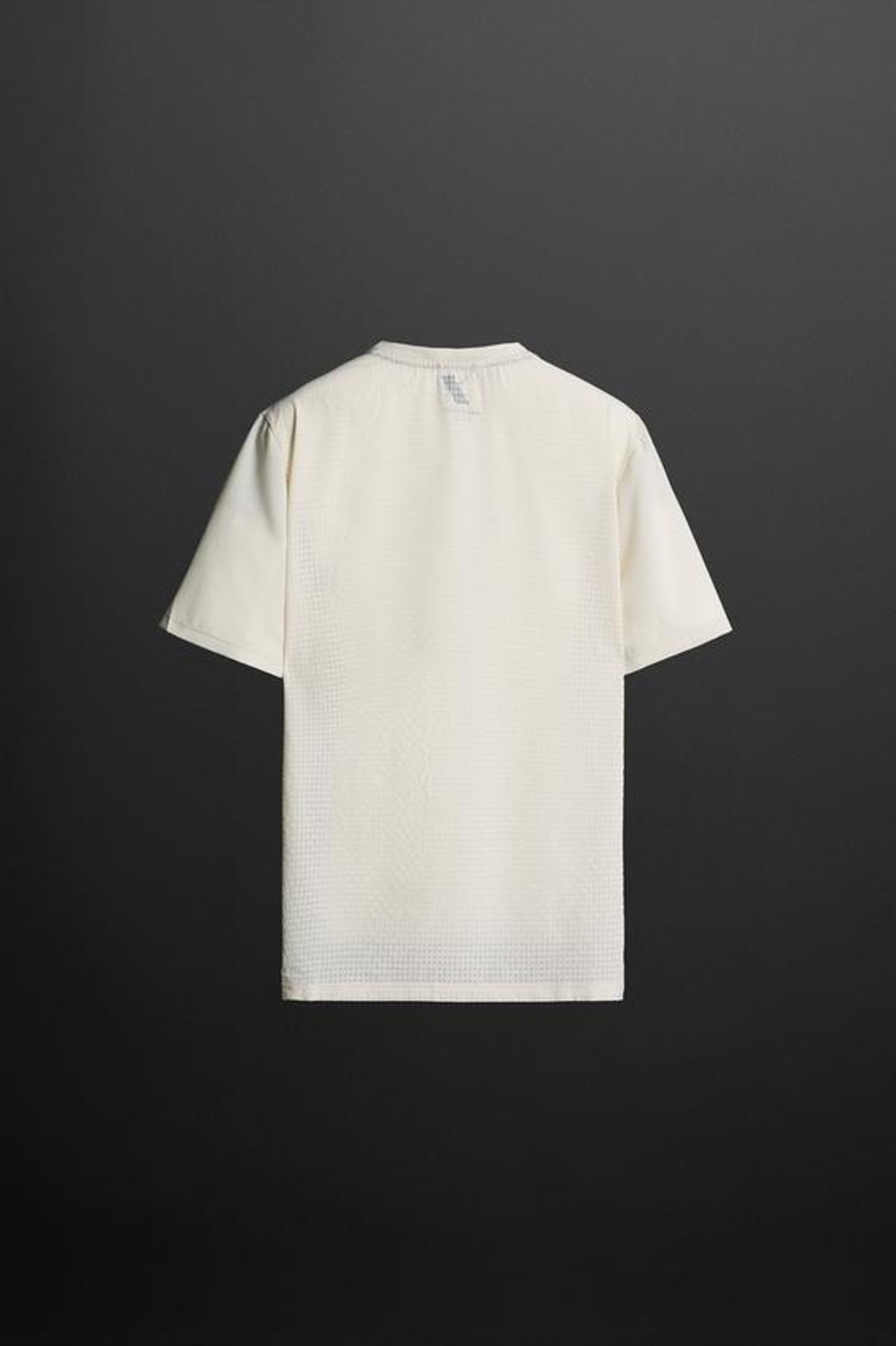 ZARA ЛЕГКАЯ СПОРТИВНАЯ ФУТБОЛКА, ЭКРЮ