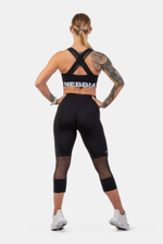 Топ MEDIUM IMPACT CROSS BACK SPORTS BRA 410 Черный