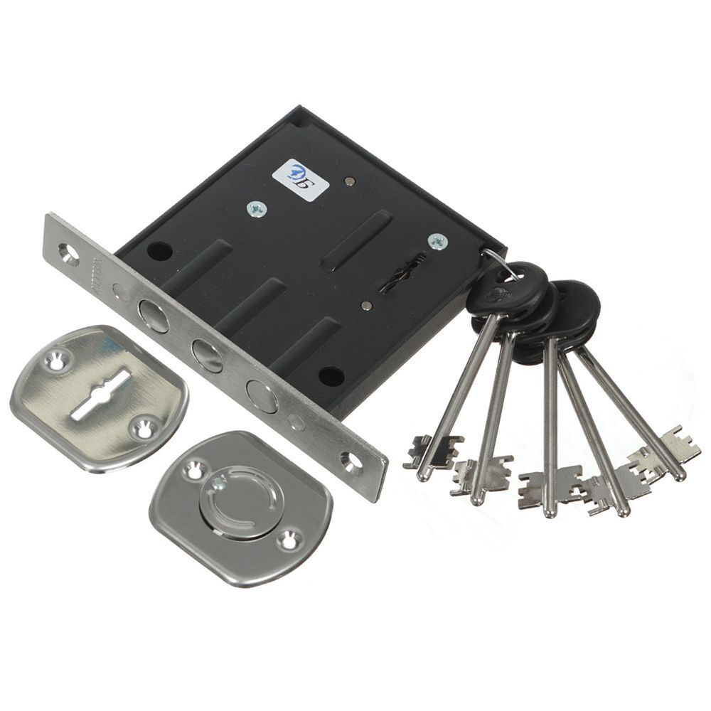 Замок врезной Apecs, ЗВ8 802.0.0 -5 кл, 00010295, без ручки, сувальдный