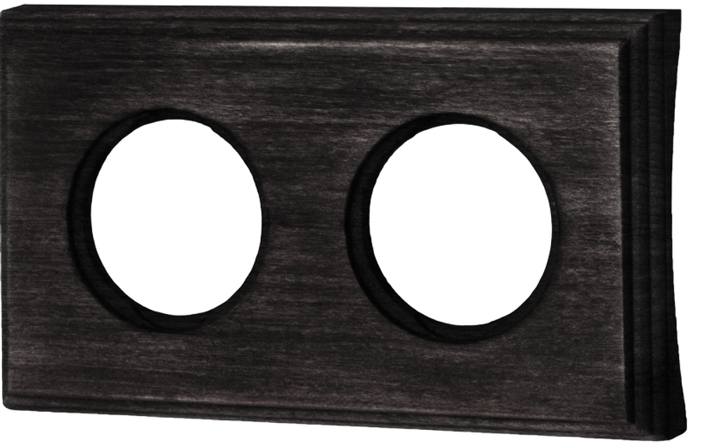 Рамка 2 постовая (Угольно-черный на бревно 240 мм) С.М. BF4C24-620-119