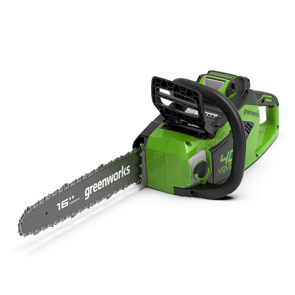 Пила цепная аккумуляторная GREENWORKS 40 V с АКБ 2АЧ и ЗУ   2005807UA