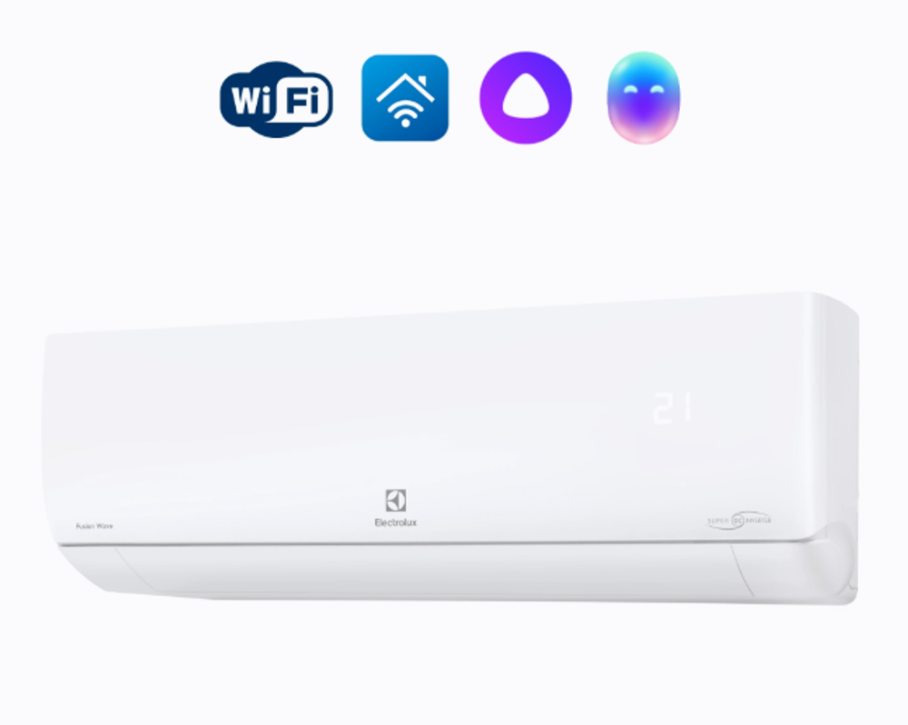 Сплит-система инверторного типа Electrolux Fusion Wave Super DC EACS/I-18HFW/N8 комплект