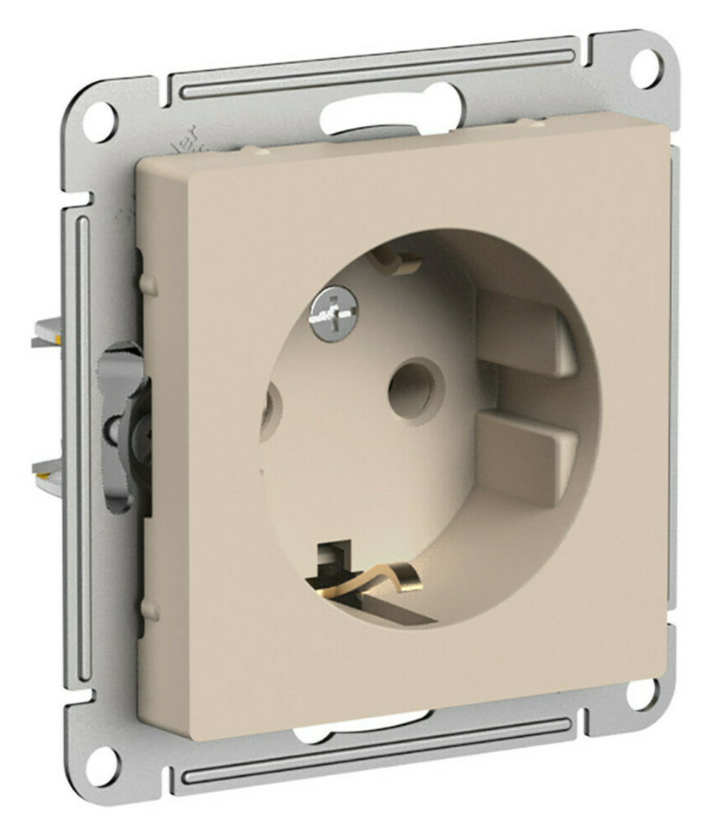 ATN001243 Schneider Розетка 1гн с З/К с/у песочный механизм 16А