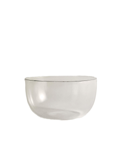 Zara Home миска из боросиликатного стекла, цвет серебристый, 9.5 см