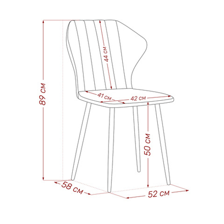 Стул Leset Гувер полоса