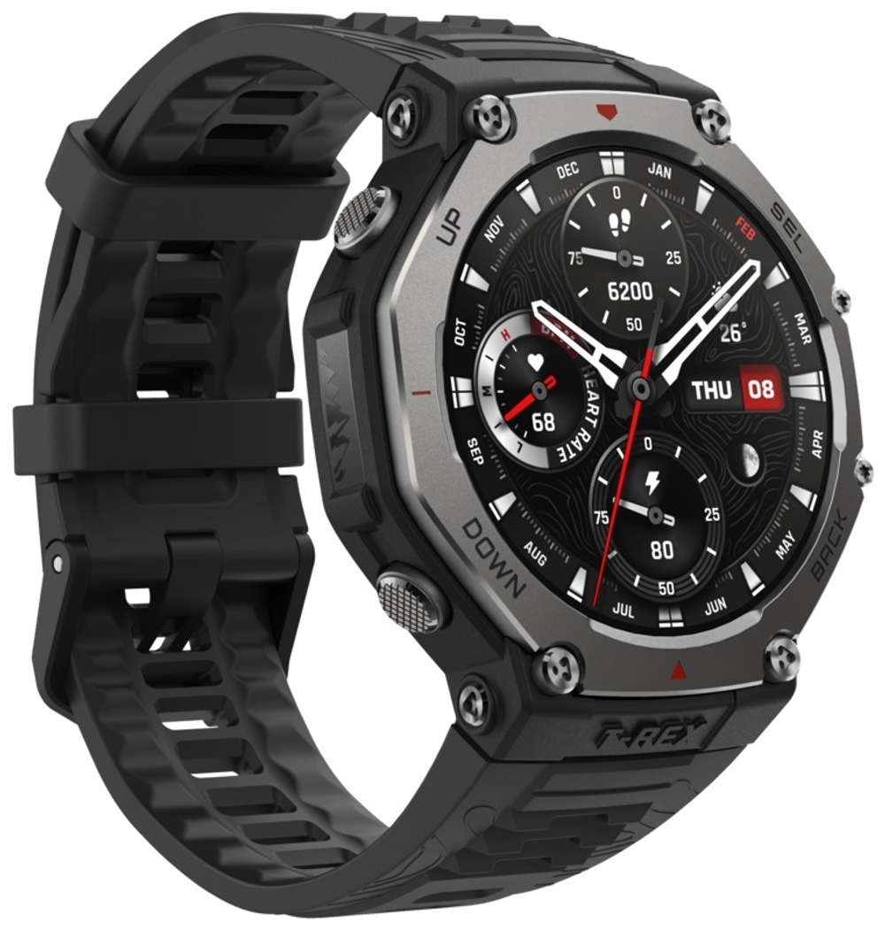 Смарт-часы Amazfit T-Rex 3 49 мм черный