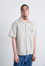 Carhartt WIP GELLAR GLENVILLE - Рубашка - промытый воском/песок