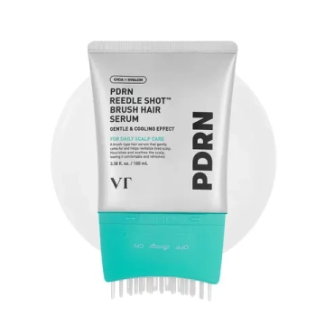 VT Cosmetics Массажная сыворотка с ПДРН для кожи головы PDRN Reedle Shot Brush Hair Serum