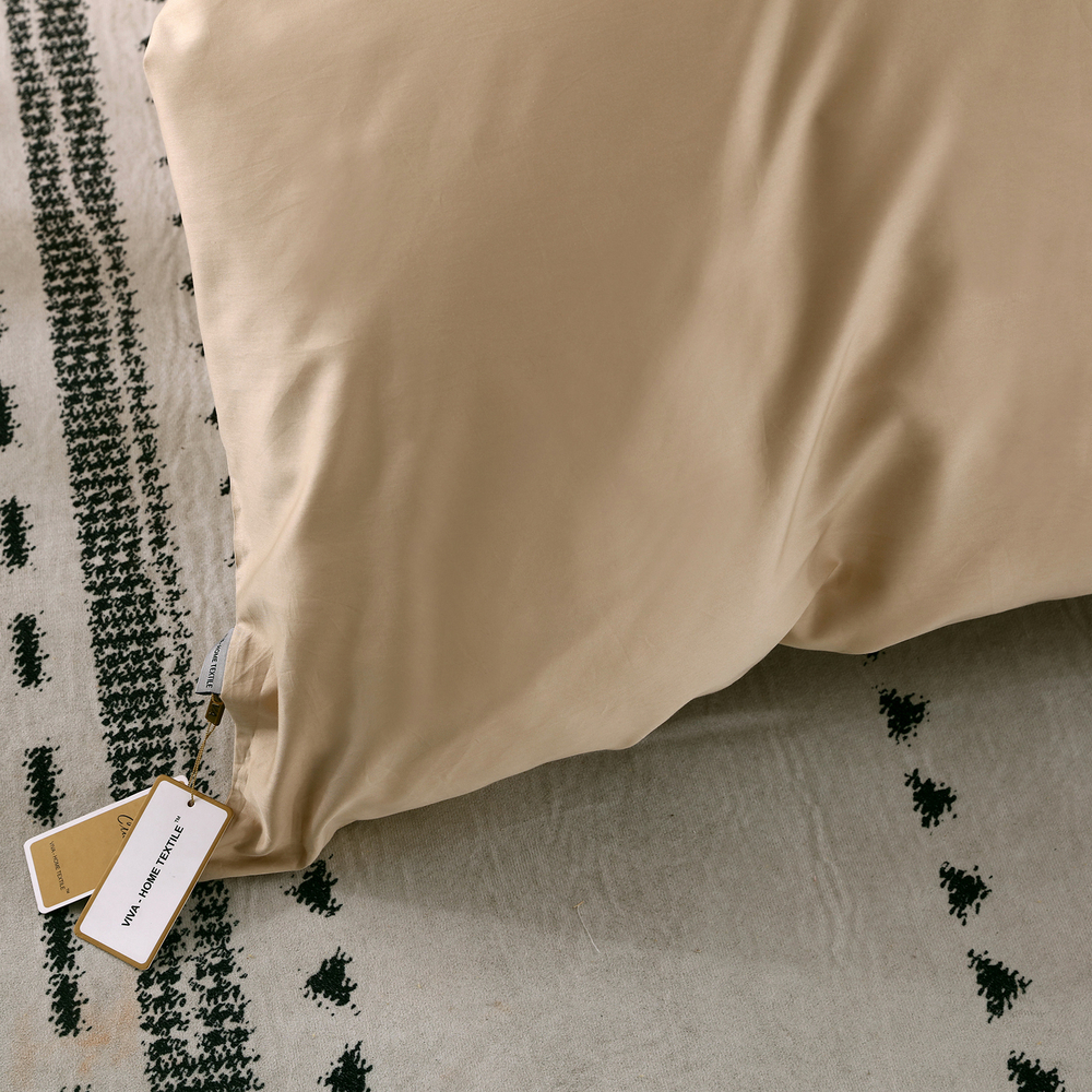 Комплект постельного белья Однотонный Сатин Премиум на резинке OCPR010