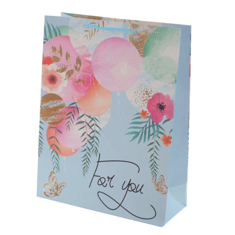 GAEM Пакет подарочный S (бумага 210г/м2, блок микс 12шт), L18 W8,5 H24 см, 4в.