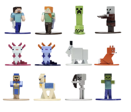 Рандомная Фигурка Blind Box Nano Minecraft figure Blister pack