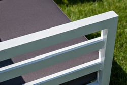 "Глория" модуль диванный левый, каркас из алюминия