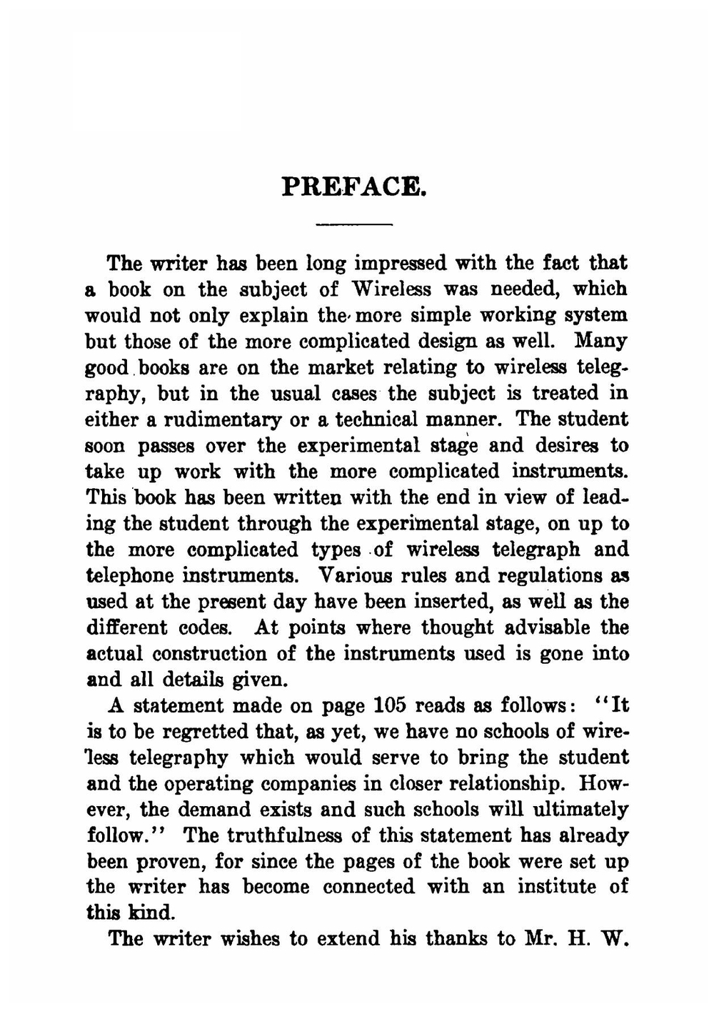 Operator's Wireless Telegraph and Telephone Handbook | Victor Hugo Laughter