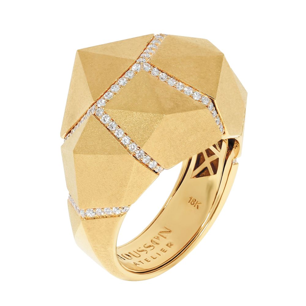 Кольцо с Топазом и Бриллиантами, R0190-0/10