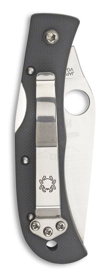 Складной нож Spyderco Baby Jess Horn X08GGYP c клинком из стали VG-10, рукоять G10