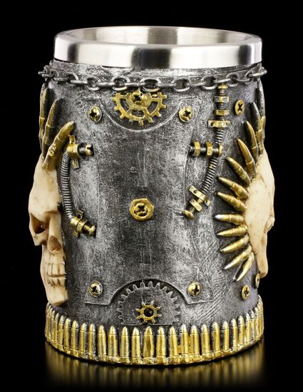 3D Кружка Скелет с пистолетом, 450 мл