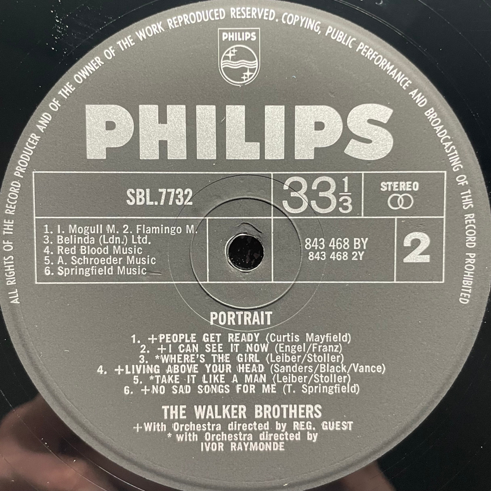 The Walker Brothers ‎– Portrait (Англия 1966г.)
