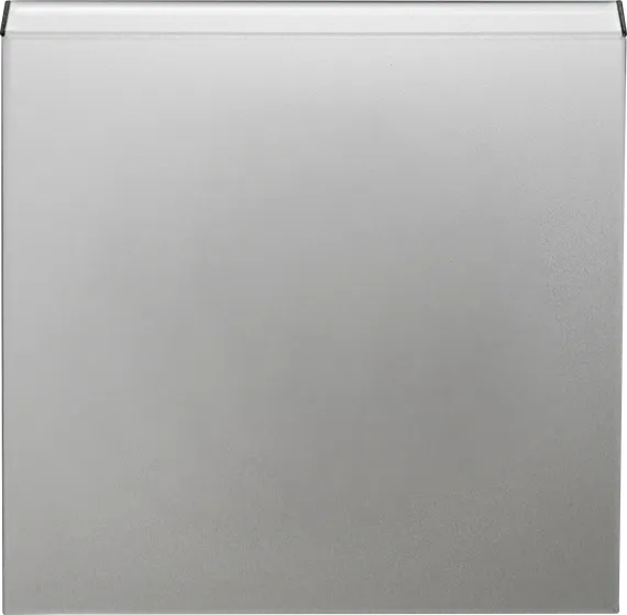 Donel R98 METAL благородная сталь накладка для розетки Schuko с с крышкой, 16A 250 В~, серия DA
