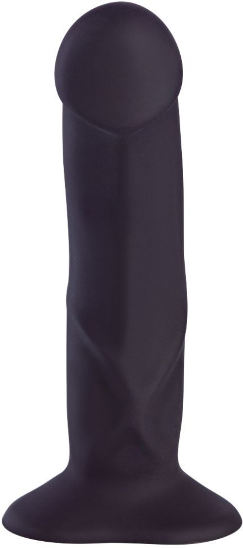 Черный фаллоимитатор The Boss Stub - 19 см.