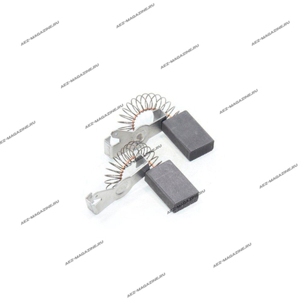 Электроугольная щетка 8х16х25 Пружина, прямоуг-пятак уши (для ЭЛЕКТРОПИЛЫ ПАРМА- М