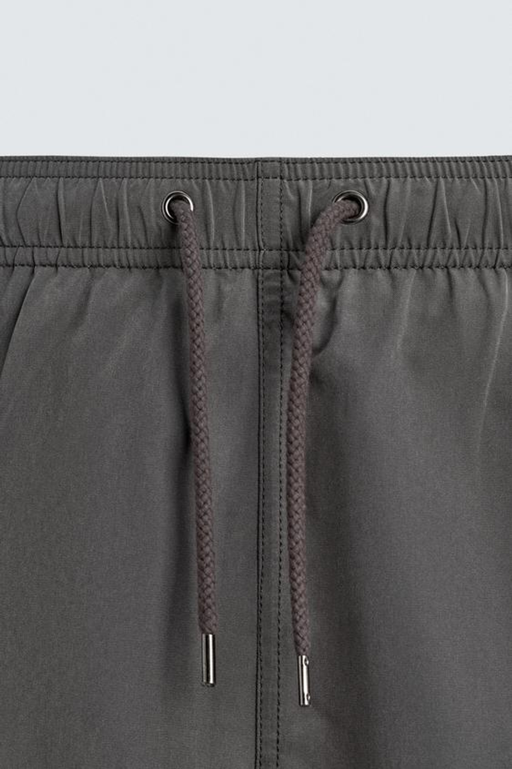 ZARA ПЛАВКИ С МЕТАЛЛИЧЕСКИМИ ЛЮВЕРСАМИ, СЕРЫЙ