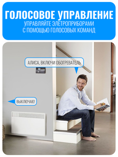 Умное Wi-Fi реле с датчиком температуры Smart Aura