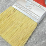 Кисть плоская 2" 50мм искусственная щетина, деревянная лакированная ручка