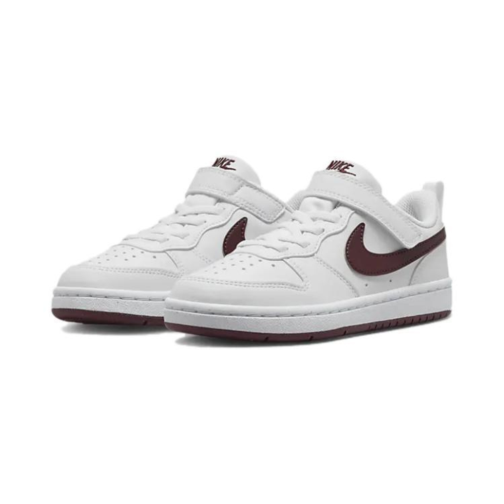 Детские кроссовки Nike Court Borough Low Recraft 'White Burgundy Crush' DV5457-112