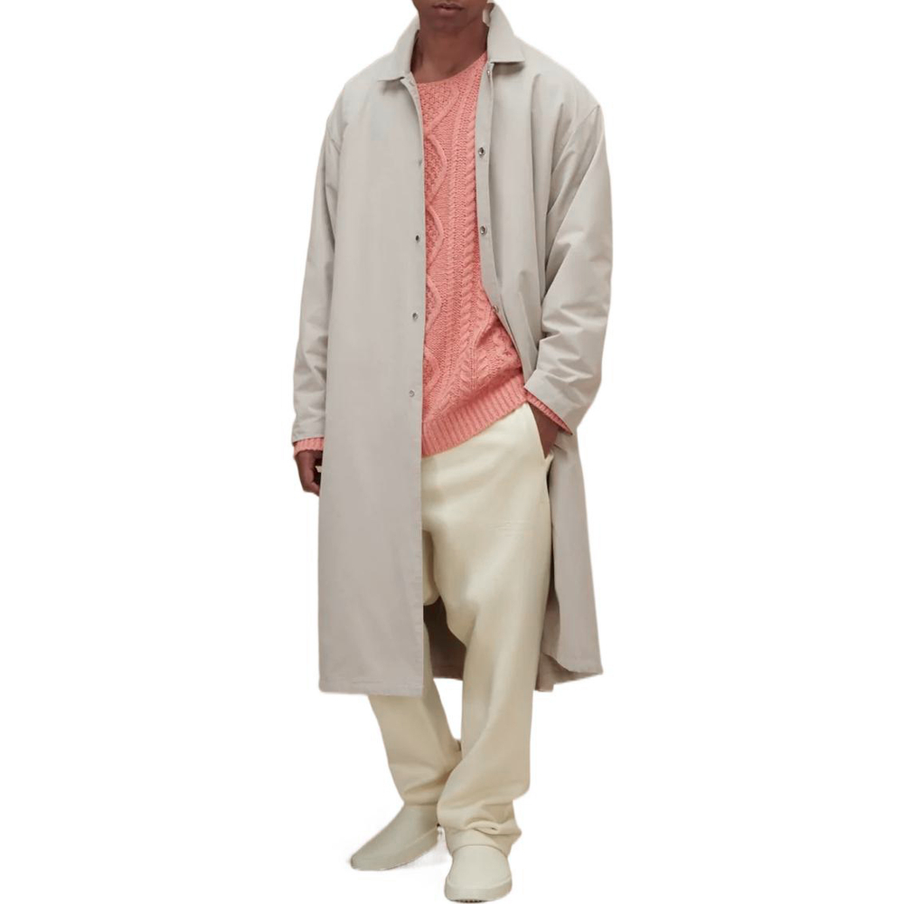 Штаны Fear of God Essentials FW22 Relaxed Sweatpant Egg shell Logo, FOG-FW22-260