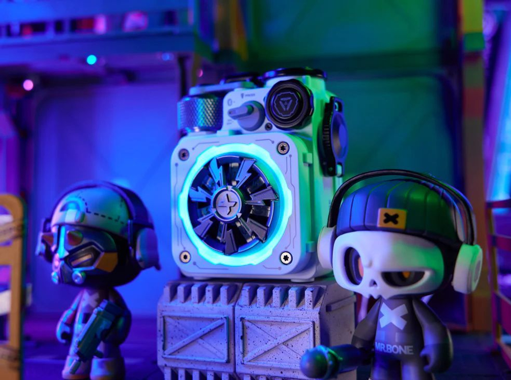 Беспроводная колонка Muzen Sticker красная