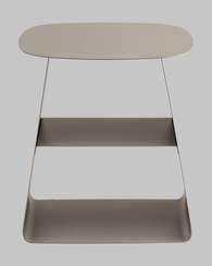 Журнальный столик Leyre металл темно-серый