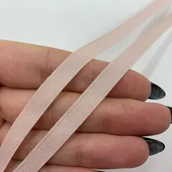 Резинка отделочная серебристый пион 7 мм, кант (цв. 168), 663/7