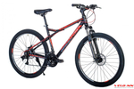 Велосипед Hartman Black Stone Pro Disc 27.5" (2022) черный/красный
