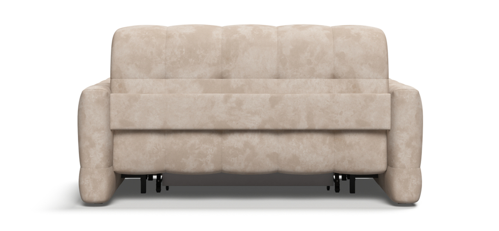 Диван Босс Слип 140 Велюр Алькантара пепел