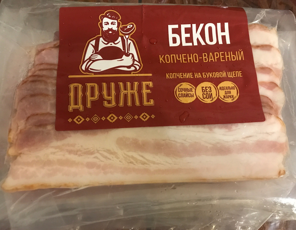 Бекон копчено-вареный