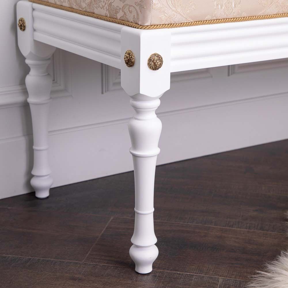 Банкетка Классика 2 Белый Каледония Айвори