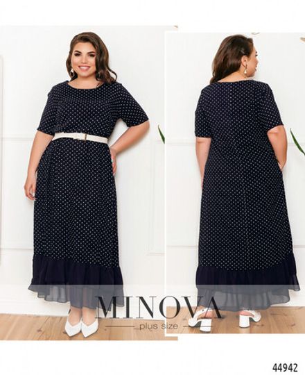 Платье 21-10-синий Minova Фото 1