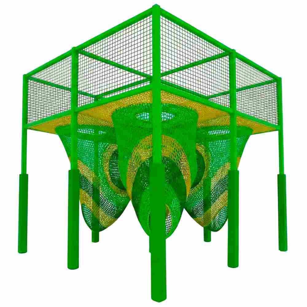 Верёвочный лабиринт «Лесная тайна» 5×5×5 м